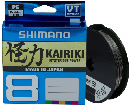  Shimano Kairiki 8 PE (Steel Gray) 150m 0.19mm 12.0kg (116712) 2266.97.12