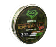 - Carp Pro Diamond Shock Braid PE X8 30lb 25 0.20 Camo Brown (179063) CP1630-8-25