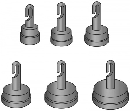   Stonfo 6 Big Size Base Plug 6   (9289) 31.00.06