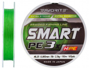  Favorite Smart PE 3x 150 (l.green) #0.25/0.085mm 5lb/2.2kg (93253) 1693.10.62