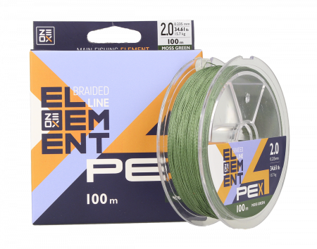  ZEOX Element PE X4 100 Moss Green #1.5 (136008) 4110034