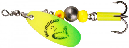  Savage Gear Caviar Spinner #3 9.5g 07-Fluo Yellow / Chartreuse (132580) 1854.05.58