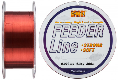  Brain Feeder 300 m 0,223 mm #1.7, 4.3 kg, 9.5 lb, .: copper (28618) 1858.70.03