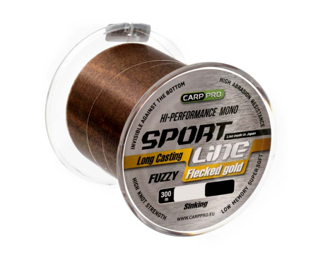  Carp Pro Sport Line Flecked Gold 300 0.335 (124545) CP2303-0335