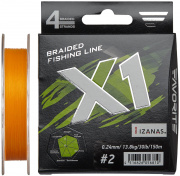  Favorite X1 PE 4x 150m (orange) #2.0/0.240mm 30lb/13.8kg (111805) 1693.11.23