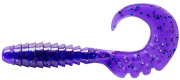  FishUP Fancy Grub 2" #060 - Dark Violet/Peacock & Silver (10/) (183677) 1864.03.21