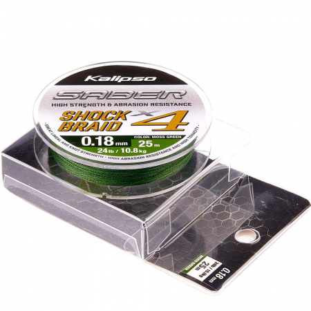  Kalipso Saber Shock Braid X4 MG 25m 0.18mm (160843) 41062619