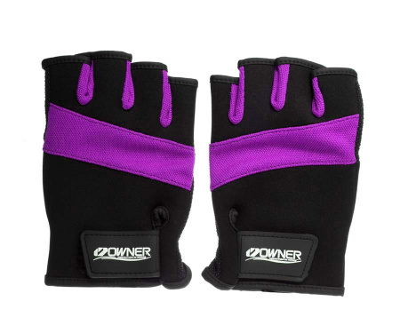  Owner Meshy Glove 5 Finger Cut 9643 L Purple (176295) 9643-L-P