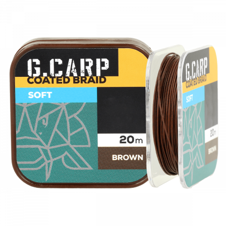     GC G.Carp Coated Braid Soft 20 15lb Brown (177999) 4165225