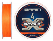  Brain Scout 4X 150m (fluoro Orange) 0.148mm 8.6kg (183570) 1858.55.36