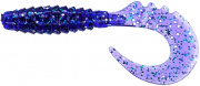  FishUP Fancy Grub 1" #060 Dark Violet/Peacock & Silver (12/) (185503) 1864.00.57