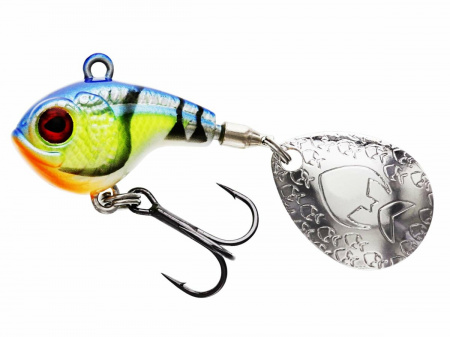 - Westin DropBite Spin Tail Jig 3.7cm 22g Chartreuse Blue Craw (169966) P189-569-037