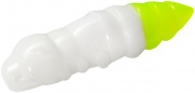  FishUP Pupa 1.2" cheese taste #131 - White/Hot Chartreuse (10/) (180650) 1864.07.65