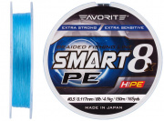  Favorite Smart PE 8x 150 (sky blue) #0.5/0.117mm 8lb/4.1kg (93270) 1693.10.70