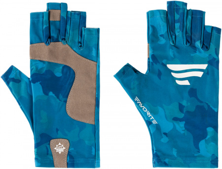  Favorite Solar Fishing Gloves 5 Cut L/XL :blue (185486) 1693.07.68