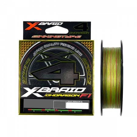  XBraid Ohdragon 4X F1 SS 1.40 150 #1.5 22.5lb NEW (186843) 4192005