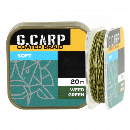     GC G.Carp Coated Braid Soft 20 35lb Weed Green (171846) 4165232