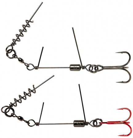  Savage Gear SS Corkscrew Stinger 3G 1X #2/0 35kg Red + BN (2 /) (161175) 1854.18.77