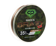 - Carp Pro Diamond Shock Braid PE X8 35lb 25 0.23 Camo Brown (179065) CP1635-8-25