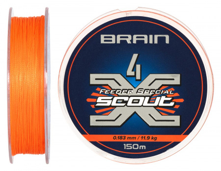  Brain Scout 4X 150m (fluoro Orange) 0.183mm 11.9kg (183572) 1858.55.38