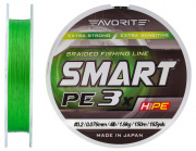  Favorite Smart PE 3x 150 (l.green) #0.2/0.076mm 4lb/1.9kg (93252) 1693.10.61