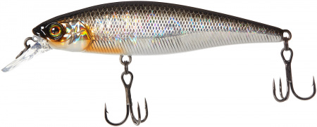  Jackall Squad Minnow 80, . 8,2 , . 0,8 - 1,2 , suspending, . hl silver & black ,  9,7  (22921) 1699.00.80
