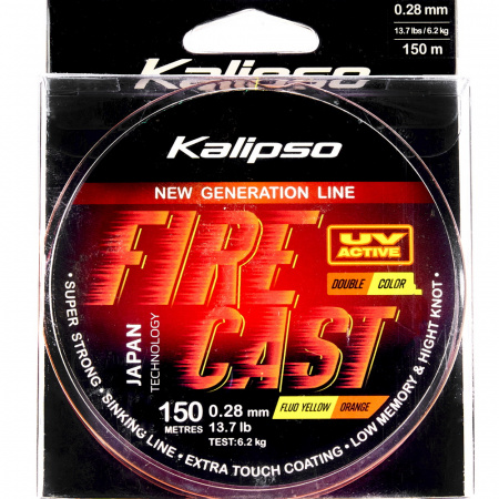  Kalipso Fire Cast FYO 150m 0.28mm double color (163183) 40062401