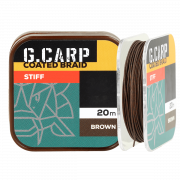   GC G.Carp Coated Braid Stiff 20 25lb Brown NEW 2023 (171847) 4165236