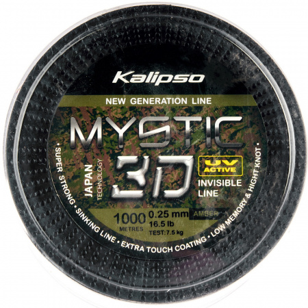  Kalipso Mystic 3D Amber 1000m 0.25mm (163202) 40060360