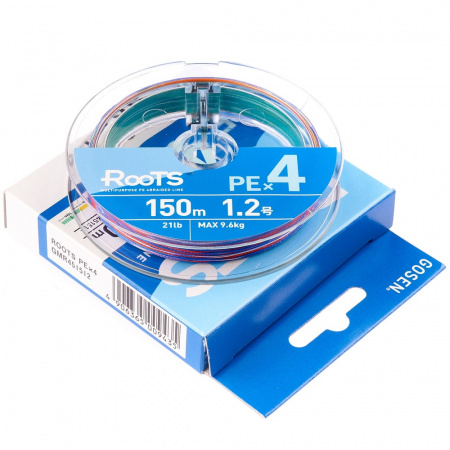  Gosen Roots X4 150m PE1.2 21lb multicolor (160800) 41680377