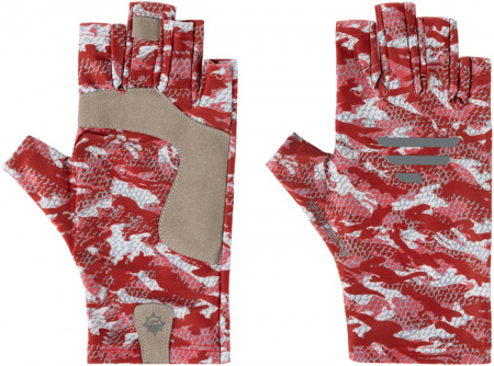  Favorite Solar Fishing Gloves 5 Cut S/M :red (185496) 1693.07.61