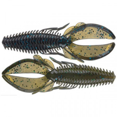  GAMBLER Stinger 4.25" Green Pumpkin Black Blue Glitter (7/) (111579) FO231