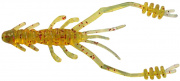  Reins RING SHRIMP 2" 566 ( 12 ) Motor Oil Red Flake (41550) 1552.03.57