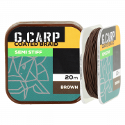   GC G.Carp Coated Braid Semi Stiff 20 25lb Brown NEW 2023 (171839) 4165216