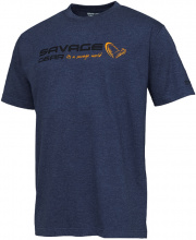  Savage Gear Signature Logo T-Shirt XL Blue melange (171070) 1854.44.40