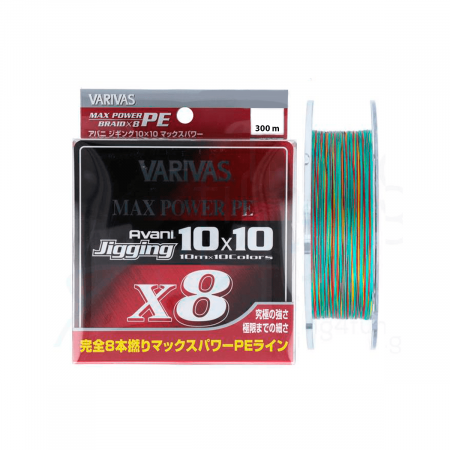  Varivas Avani Jigging 10x10 Max Power X8 300 #5 78lb (152096) 4149011
