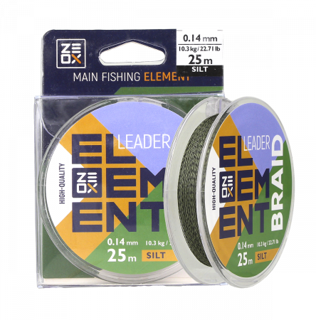   ZEOX Element Leader Braid 25 Silt 0.28 (135983) 4110127